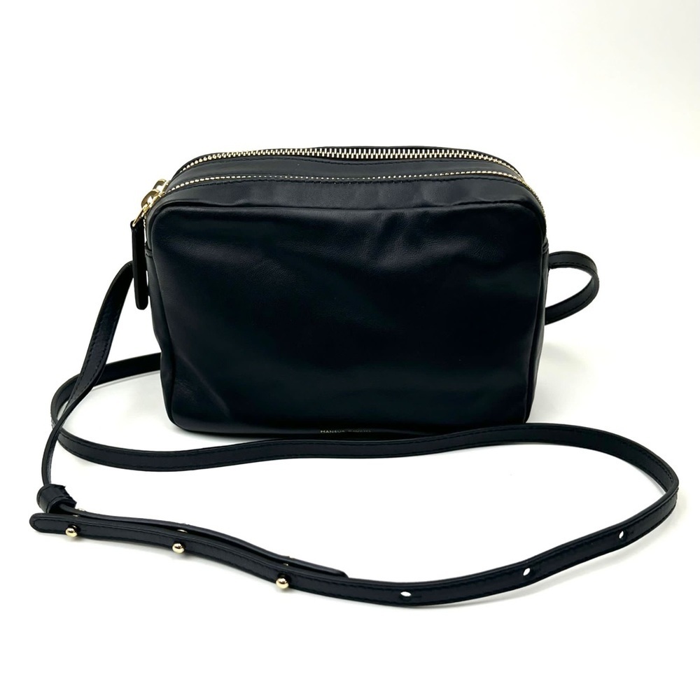 Mansur Gavriel Double Zip lambskin Crossbody